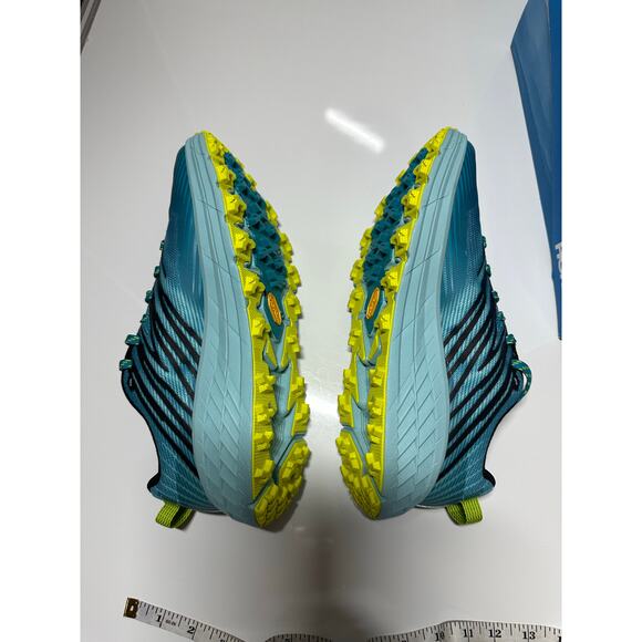 New NIB Women Hoka One Speedgoat 9 Turquoise Blue CBAB walk run sport athletic - Picture 4 of 12